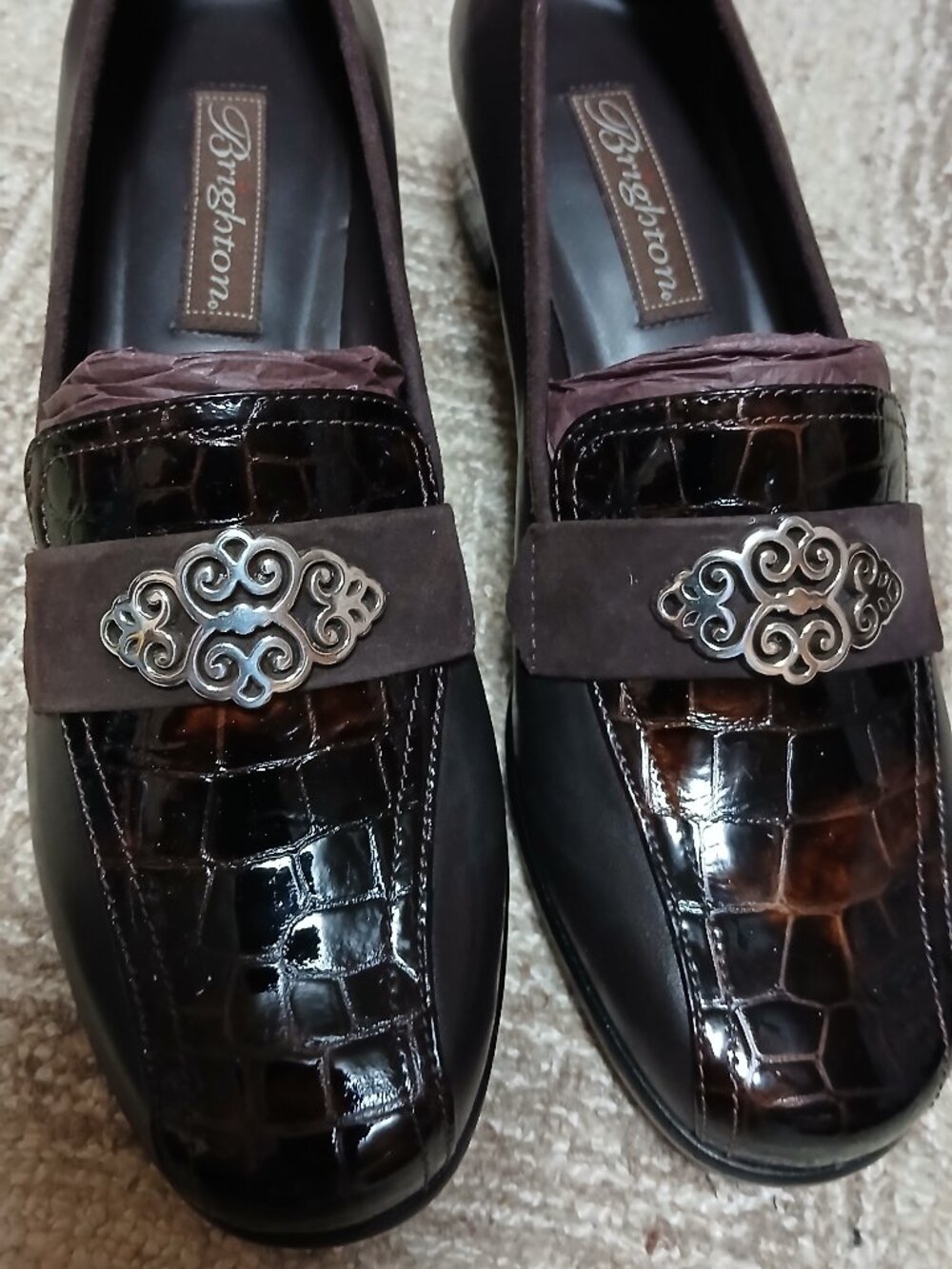 New in Box Brighton Artist Brown Size 8 Leather Shoes